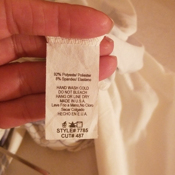 Super sexy size 6 mini black n whidress - Picture 6 of 6